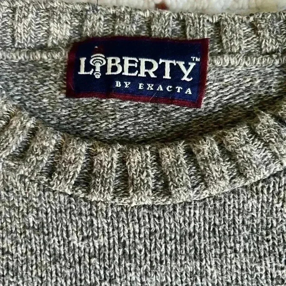 Vintage  Men’s Liberty by Exacta Knit Sweater Size Large - Picture 4 of 4